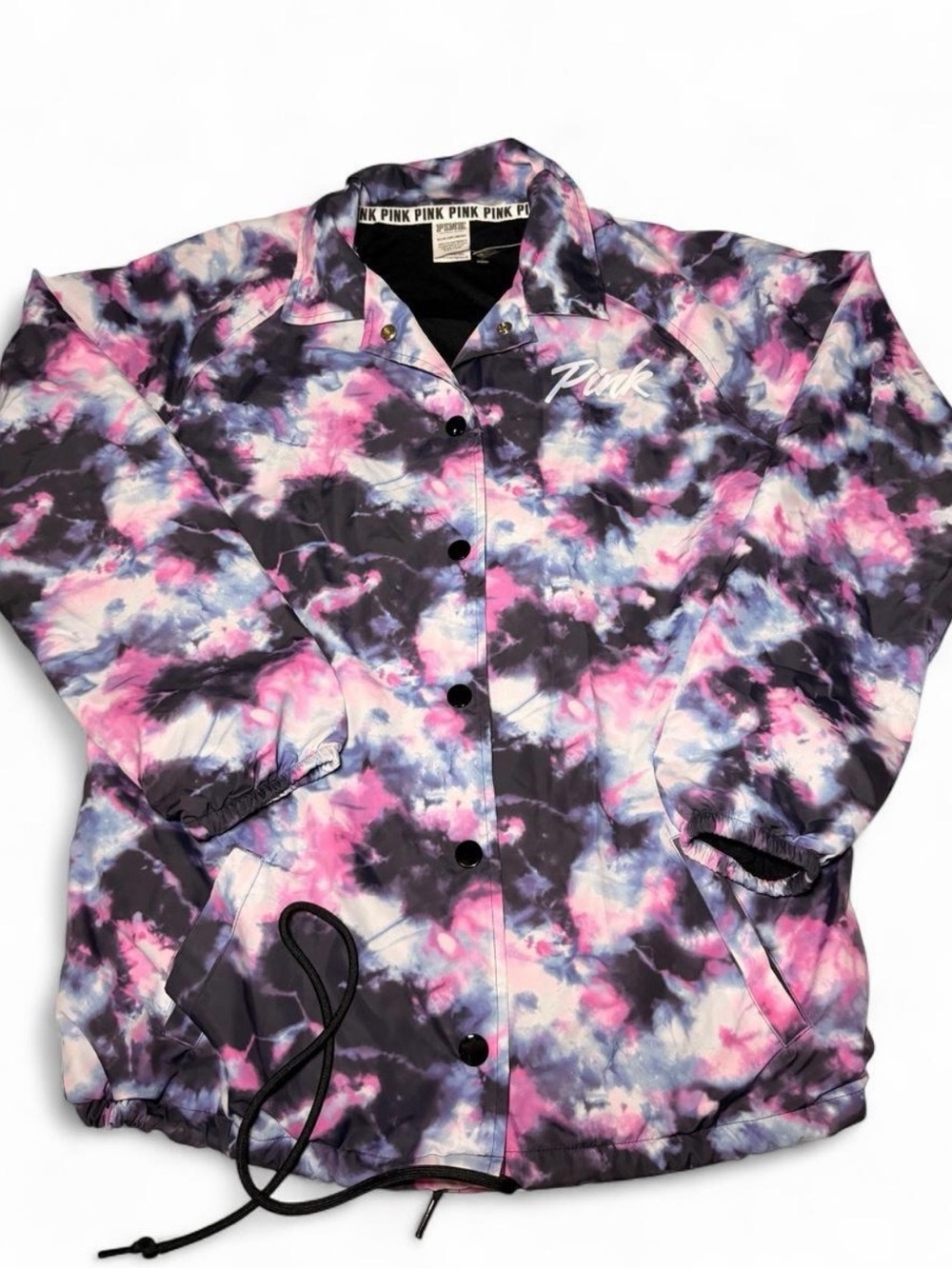 PINK Victoria's Secret Tie-Dye windbreaker Jacket - PINK Victoria's Secret
